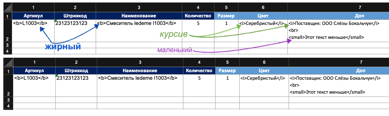Как заполнять шаблон с форматированием